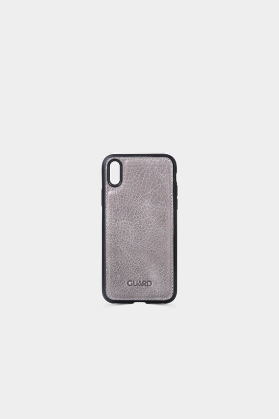 Guard Antik Deri Gri iPhone X / XS Kılıfı