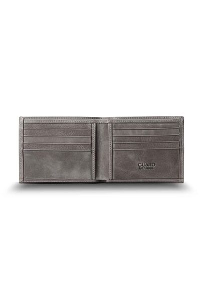 Guard - Guard Antique Gray Classic Leather Men's Wallet (1)