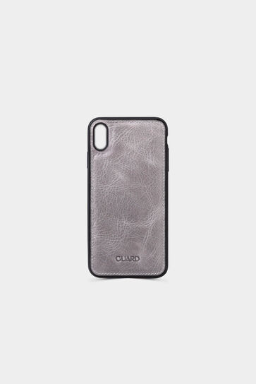 Guard Antique Gray Leather Xs Max Phone Case - Thumbnail