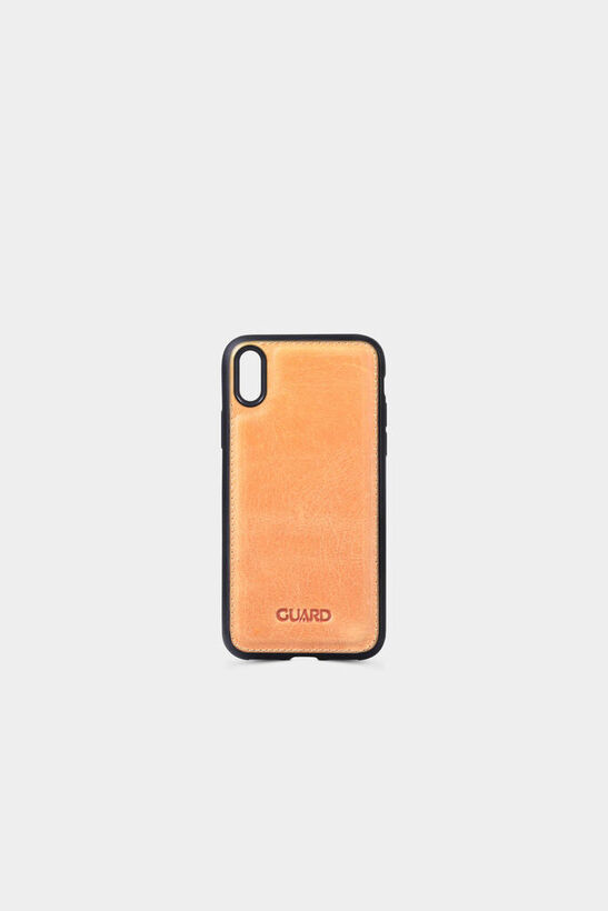 Guard Antique Leather Yellow iPhone X / XS Case