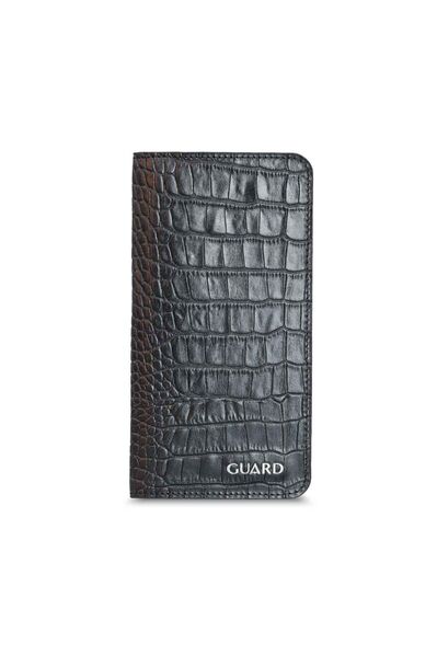 Guard Black Croco Printed Hand Portfolio - Thumbnail
