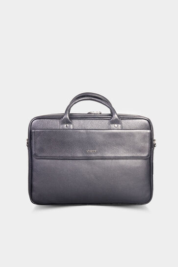 Guard Black Leather Briefcase - Thumbnail