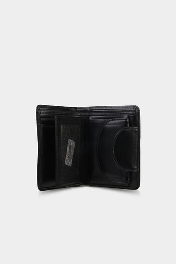 Guard Black Leather Women's Wallet - Thumbnail