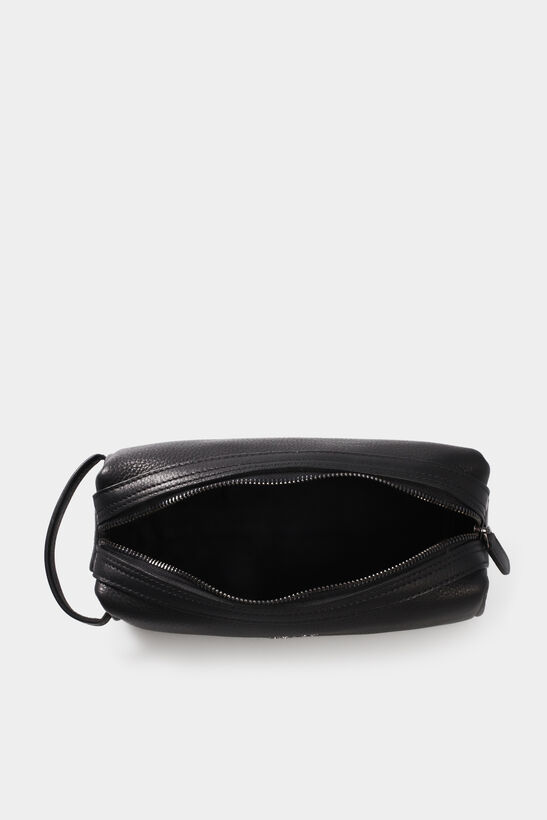 Guard Matte Black Unisex Leather Handbag