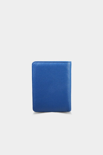 Guard Blue Leather Women's Wallet - Thumbnail