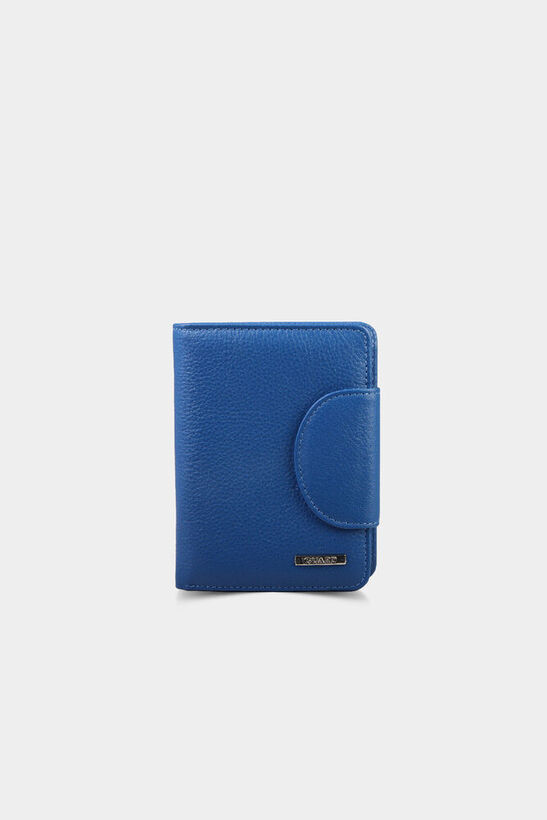 Guard Blue Leather Women's Wallet