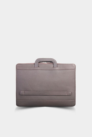 Guard Brown Leather Briefcase and Laptop Bag - Thumbnail