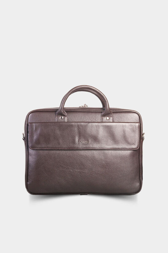 Guard Brown Leather Briefcase