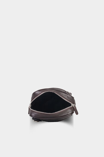 Guard Brown Leather Hand and Shoulder Bag - Thumbnail