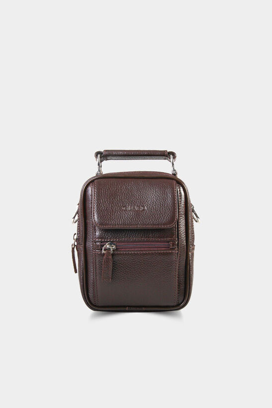 Guard Brown Leather Handbag