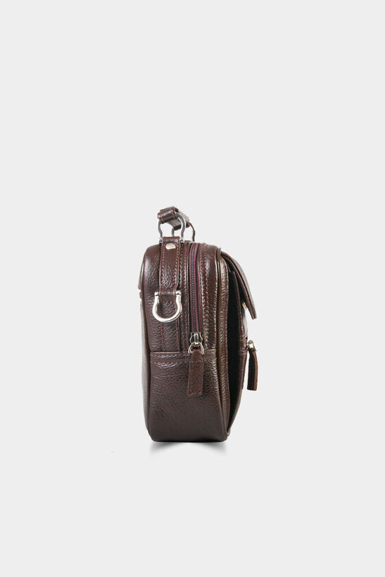 Guard Brown Leather Handbag