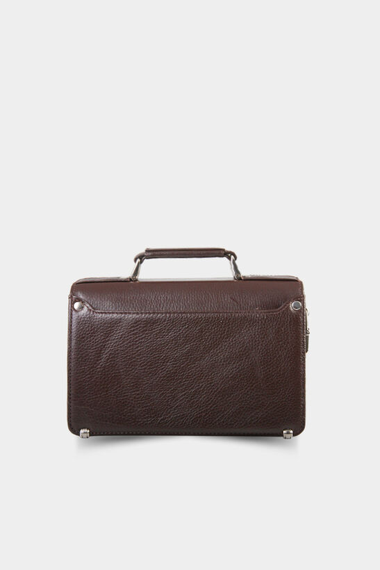 Guard Brown Leather Portfolio Bag
