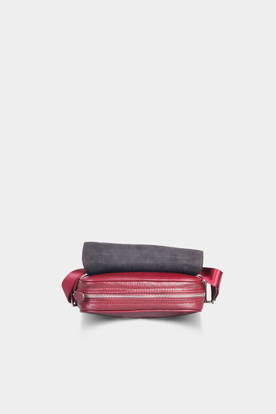Guard Claret Red Leather Shoulder Bag