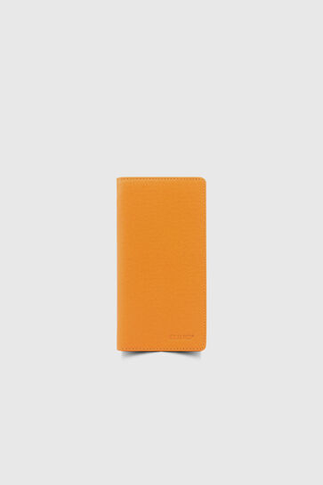 Guard Chelsea Orange Leather Hand Portfolio With Phone Compartment - Thumbnail