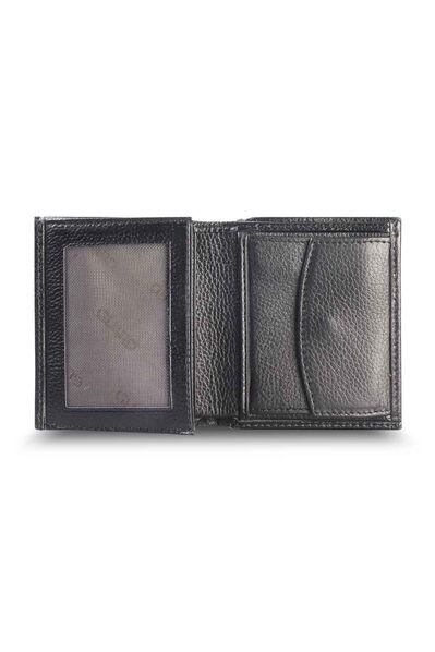 Guard - Guard Black Leather Men's Wallet with Coin Entry (1)
