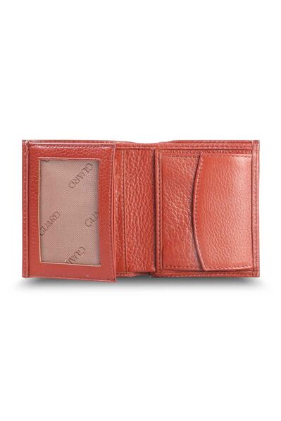 Guard - Guard Tan Leather Men's Wallet with Coin Entry (1)