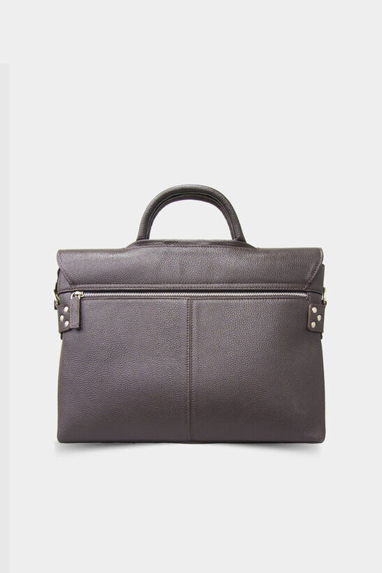 Guard Brown Leather Briefcase