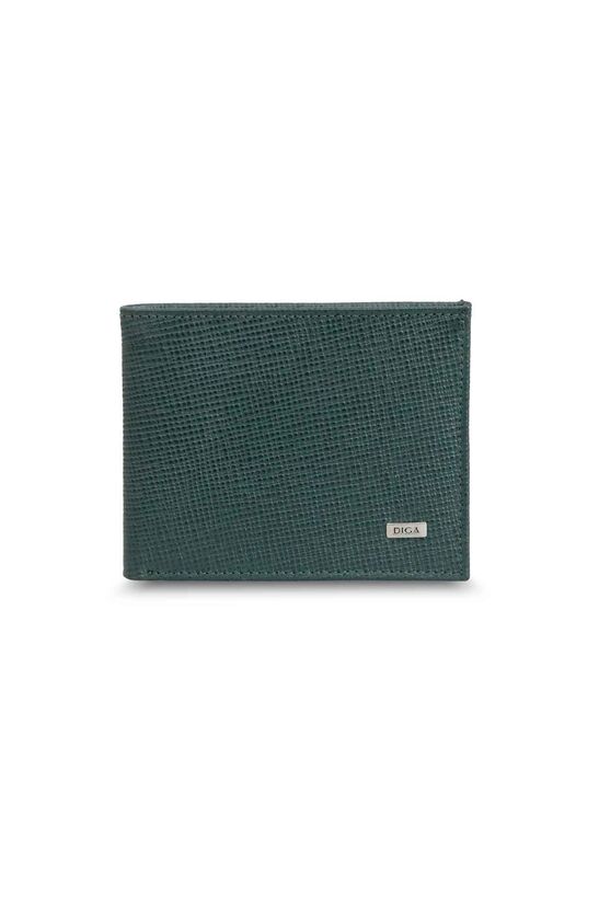 Diga Green Saffiano Classic Leather Men's Wallet