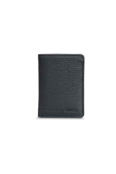 Guard Extra Slim Black Genuine Leather Men's Wallet - Thumbnail