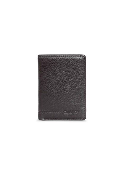 Guard Extra Slim Brown Genuine Leather Men's Wallet - Thumbnail