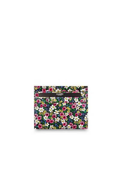 Guard - Guard Floral Patterned Women's Leather Card Holder (1)