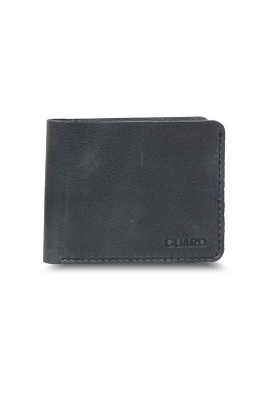 Guard Antique Black Handmade Leather Men's Wallet