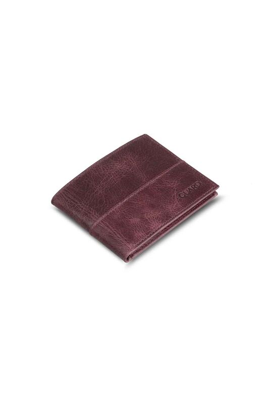 Guard Antique Claret Red Slim Classic Leather Men's Wallet
