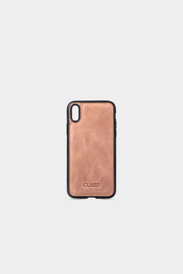 Guard - Guard Antique Leather Brown iPhone XS Max Phone Case (1)