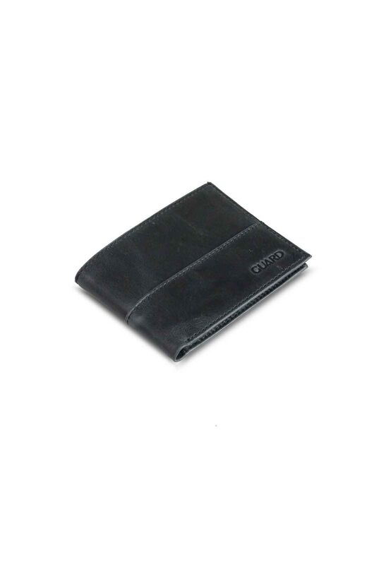 Guard Antique Black Slim Classic Leather Men's Wallet