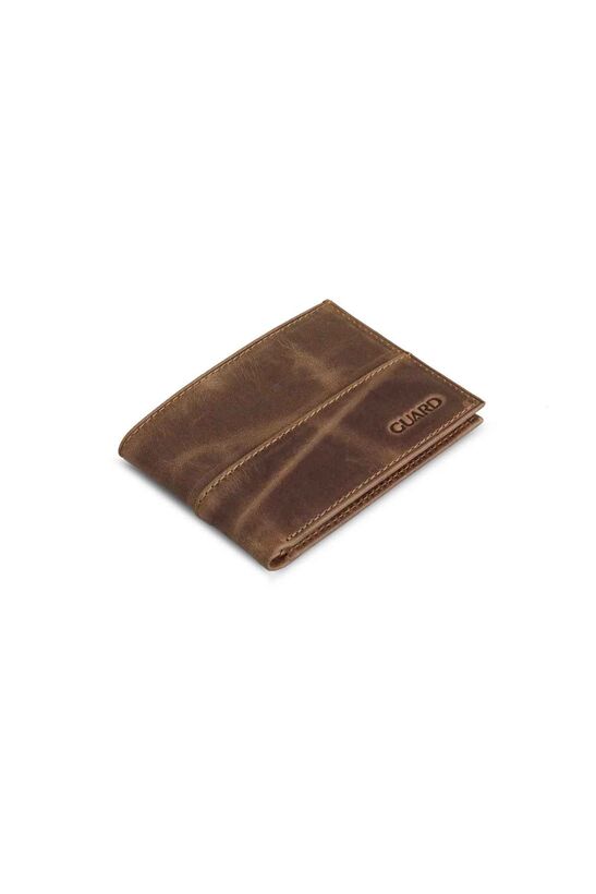Guard Antique Tan Slim Classic Leather Men's Wallet