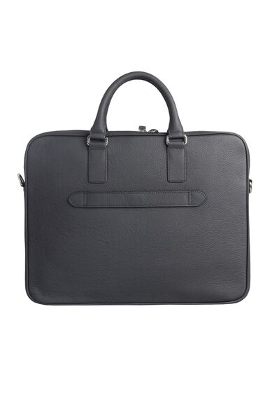 Guard - Guard Black Large Leather Briefcase with Laptop Compartment (1)
