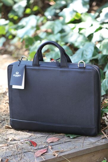 Guard Black Leather Special Edition Laptop and Briefcase - Thumbnail