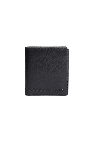 Guard Black Minimal Sport Leather Men's Wallet - Thumbnail