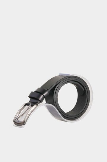 Guard Black Sport Cowhide Leather Belt - Thumbnail