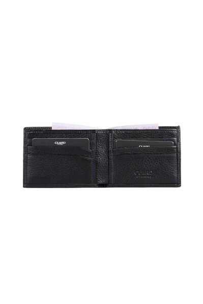 Guard - Guard Black Slim Classic Leather Men's Wallet (1)