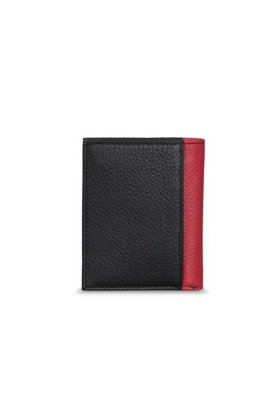 Guard - Guard Black/Red Mini Leather Men's Wallet (1)