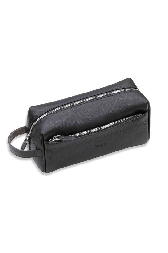 Guard Brown Double Compartment Genuine Leather Unisex Handbag