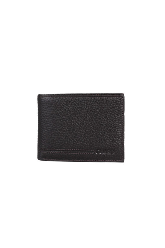 Guard Brown Genuine Leather Horizontal Men's Wallet