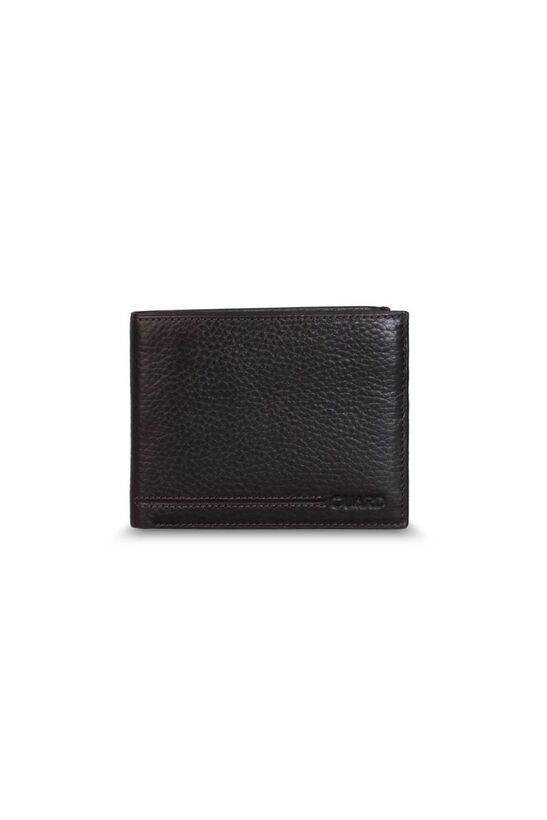 Guard Brown Horizontal Leather Men's Wallet