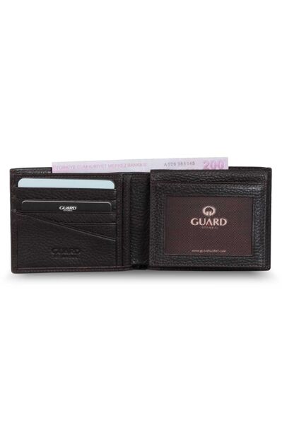 Guard - Guard Brown Horizontal Leather Men's Wallet (1)