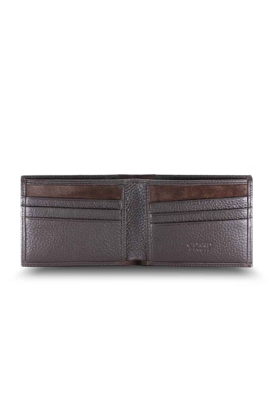 Guard Brown Nubuck Detailed Slim Leather Men's Wallet
