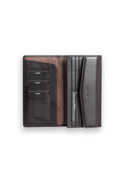 Guard - Guard Brown Leather Women's Wallet with Phone Entry (1)