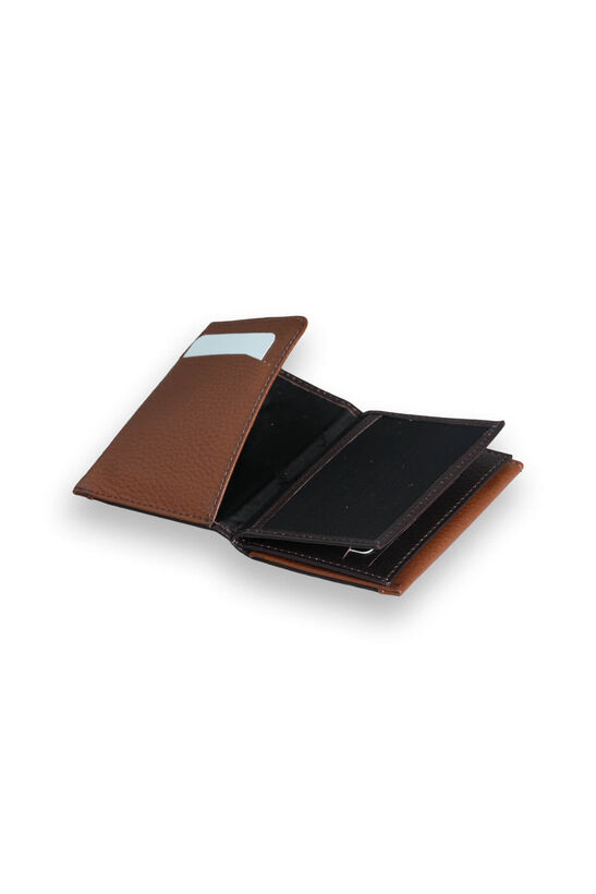 Guard Brown - Tan Double Colored Genuine Leather Card Holder