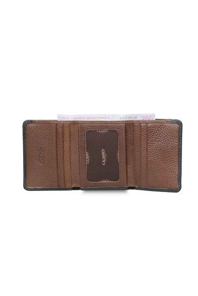 Guard Brown-Tainted Leather Men's Wallet - Thumbnail