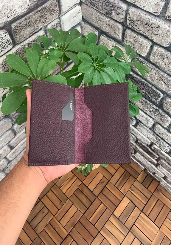Guard Claret Red Passport Cover