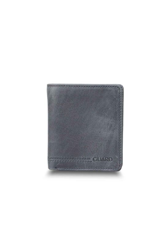 Guard Black Tiguan Crazy Minimal Sport Leather Men's Wallet