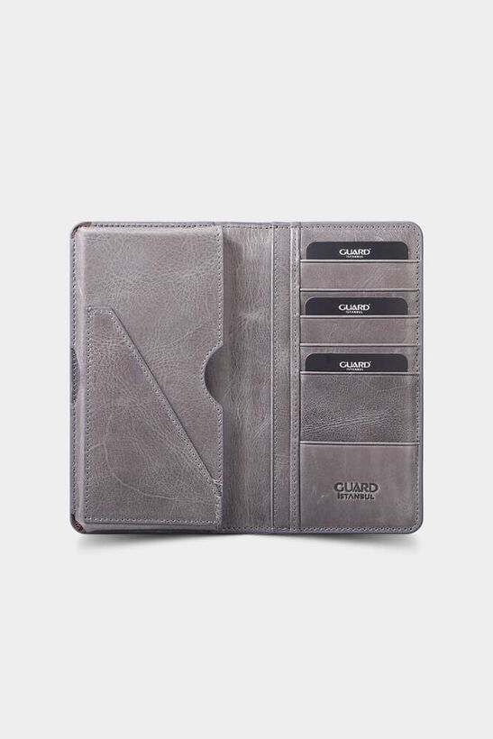 Guard Gift / Souvenir Antique Gray Portfolio - Wallet Set
