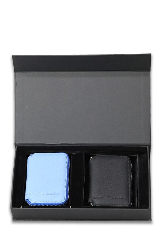 Guard Gift / Souvenir Black - Turquoise Wallet Set