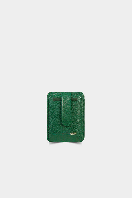 Guard Green Leather Card Holder