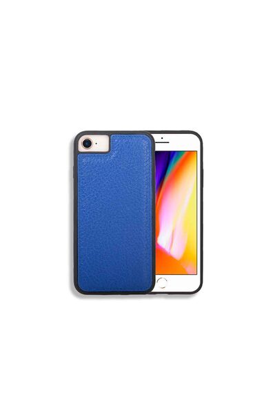 Guard iPhone 6 / 6s / 7 Navy Blue Leather Phone Case - Thumbnail